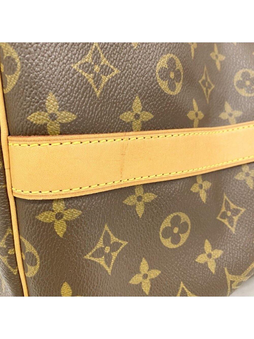 Louis Vuitton Boston Bag Monogram Keepall Bandouliere 55 Brown - Picture 9 of 10